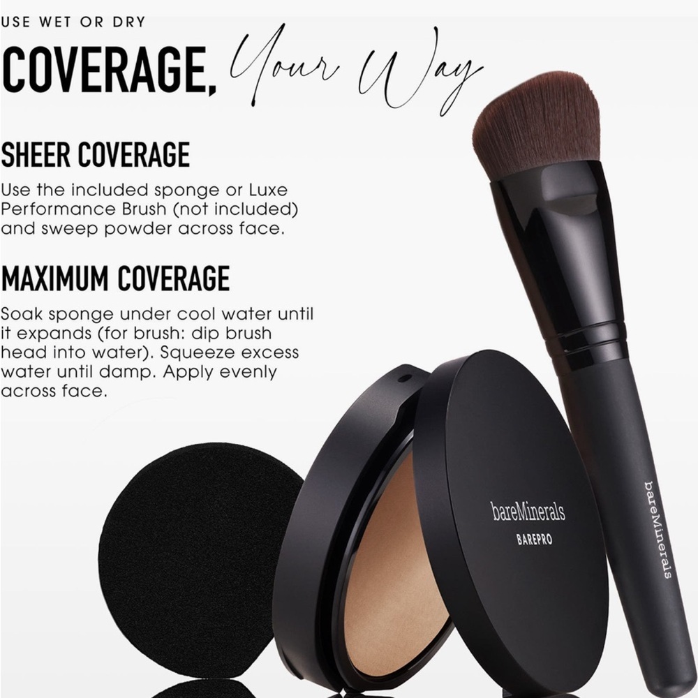 bareMinerals 24HR Skin Perfecting Talc Free Powder Foundation Deep 50 Cool - Picture 5 of 9